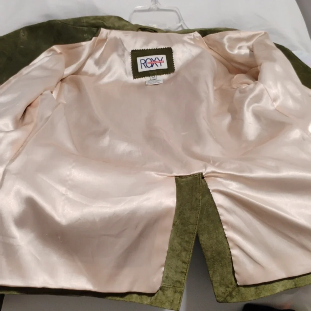SALE! Quicksilver ROXY Genuine Leather Women's Jacket Sz.M - Picture 12 of 12